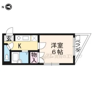 アップタウンヴィレッジ【301号室】の間取り