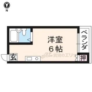 マットハウス銀座堂【206号室】の間取り