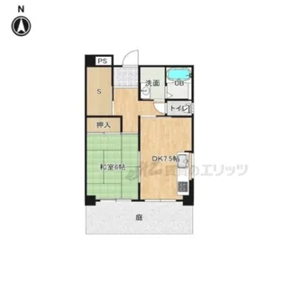 CASA50【105号室】の間取り