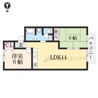 パストラル瀬田【102号室】の間取り