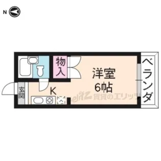 エスポアール小西【201号室】の間取り