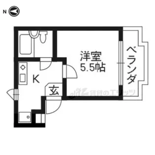シャトレー藤井【302号室】の間取り