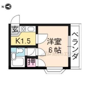 サンライズ松原【401号室】の間取り