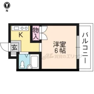 ニューハイツ橋【321号室】の間取り