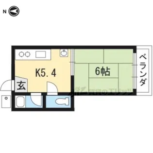 土田ハイツ【201号室】の間取り