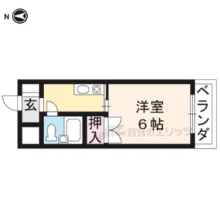 Comfy Court京都洛北【506号室】の間取り