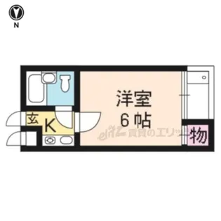 カーサ池上【203号室】の間取り
