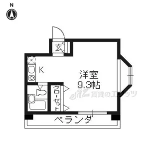 A・M・Aニシムラ【201号室】の間取り