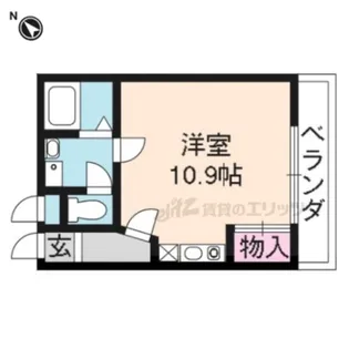 グランシャリオ【204号室】の間取り