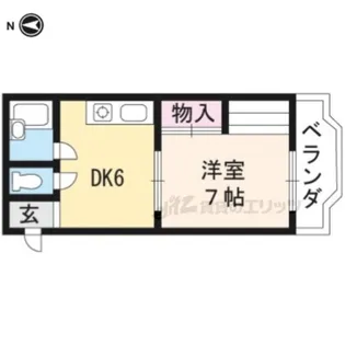 メゾンベルジュール【2階】の間取り