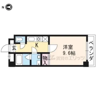 ヴァン・イースト【202号室】の間取り