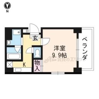 ヴァン・ウエスト【305号室】の間取り