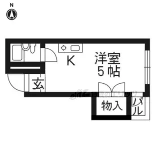 エンジョイ山本ビル【201号室】の間取り