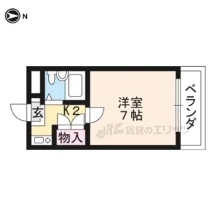 プラモーションアベニュー【2階】の間取り