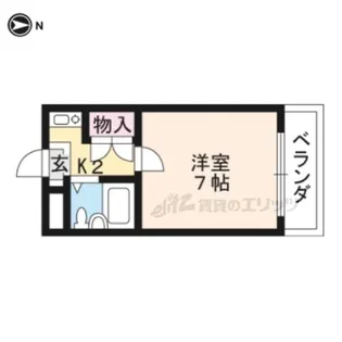 プラモーションアベニュー【2階】の間取り