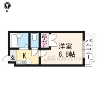 ヴィラ樅の木【2階】の間取り