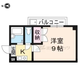 サキゾーメゾン竹鼻【2階】の間取り