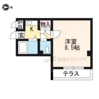 サキゾーメゾン竹鼻【1階】の間取り