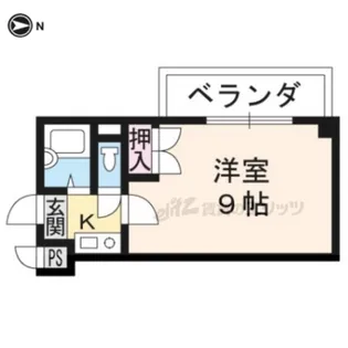 サキゾーメゾン竹鼻【3階】の間取り