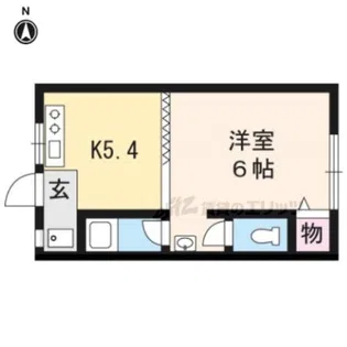 31stメイフラワー【205号室】の間取り