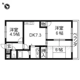 サン・フォーレスト【405号室】の間取り