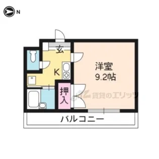 北山乃彬【502号室】の間取り