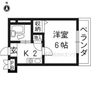 M’s FLATS【401号室】の間取り