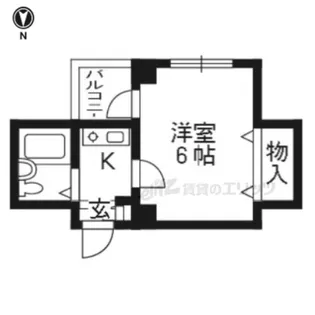 M’s FLATS【303号室】の間取り