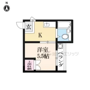 ハイツみやび【101号室】の間取り