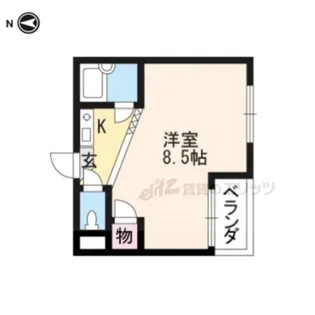 メゾン・ド・ルミネ【1-D号室】の間取り