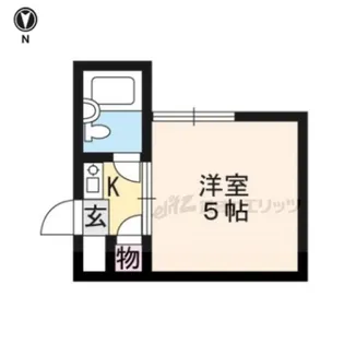 グリーンマンション【302号室】の間取り