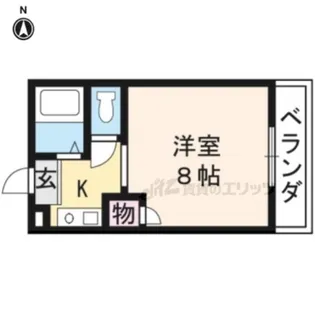 メゾングリンピア【4-B号室】の間取り