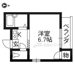 メゾングリンピア【4-D号室】の間取り