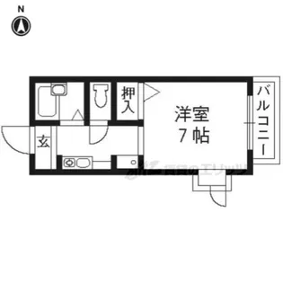 ハイツKOUNAN【101号室】の間取り