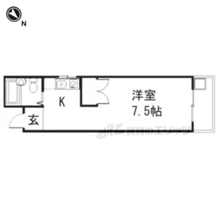 TESLA【304号室】の間取り