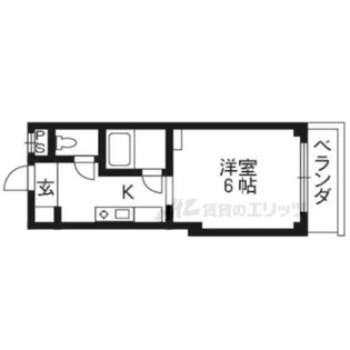ノアーズアーク桃山【403号室】の間取り