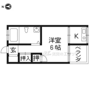 誠マンション【1階】の間取り