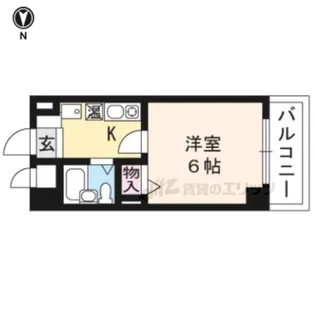 プレスト桃山【5階】の間取り