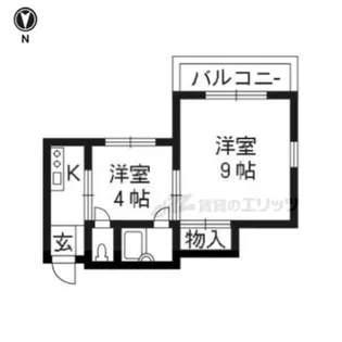 ドルチェシバタ【2階】の間取り