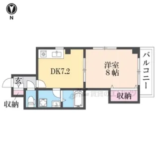 オークハウス【301号室】の間取り