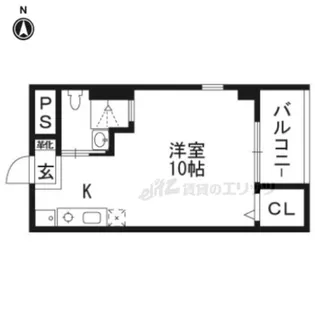 セントラルハイツ【401号室】の間取り