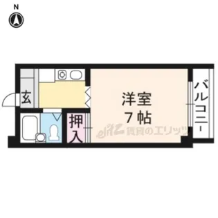 グランシャリオ勝屋【502号室】の間取り