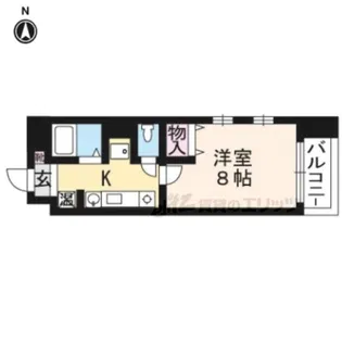 ディクティ三条【7階】の間取り