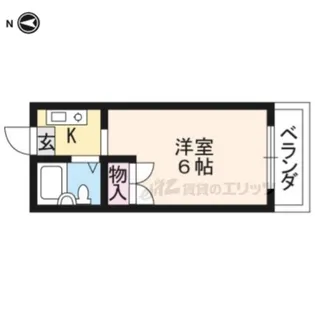 新町ロイヤルハイツ【410号室】の間取り
