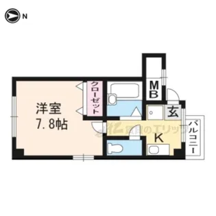 イマージュ【401号室】の間取り