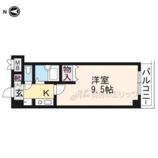 パインフィールド御所【501号室】の間取り