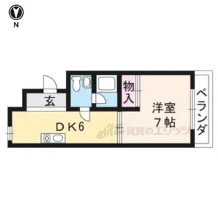 フラットカトウ【402号室】の間取り