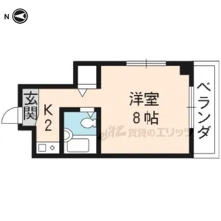 ラ・ビスタ【411号室】の間取り