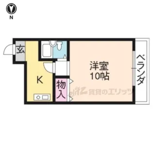 エクセレント丸太町【207号室】の間取り