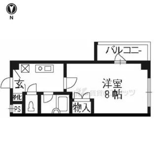 キャピタルロニート【305号室】の間取り